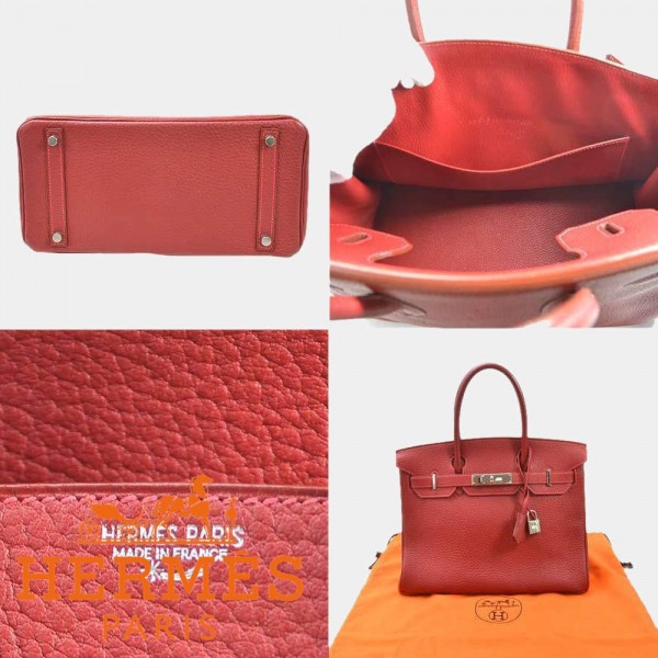 HERMES Fjord Birkin 35 Rouge H 1269930